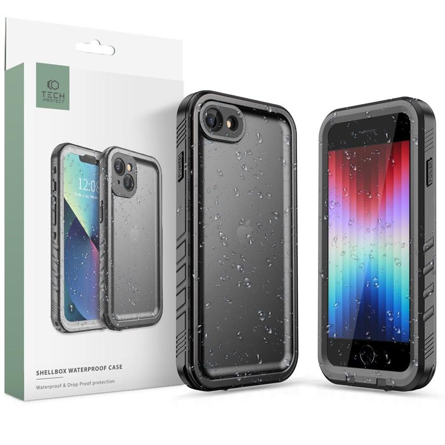 Tech-Protect Shellbox ip68 Black Kryt iPhone 8/7/SE 2020/SE 2022