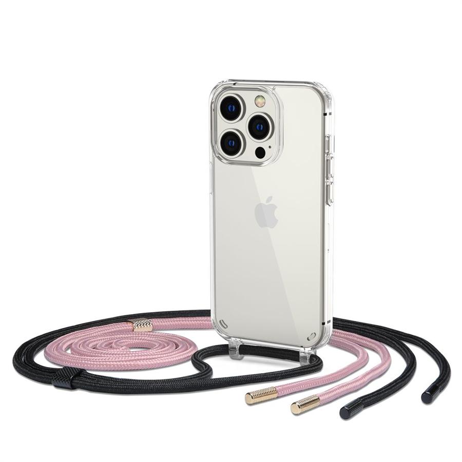 Tech-Protect FlexAir Chain Black & Pink Kryt iPhone 14 Pro