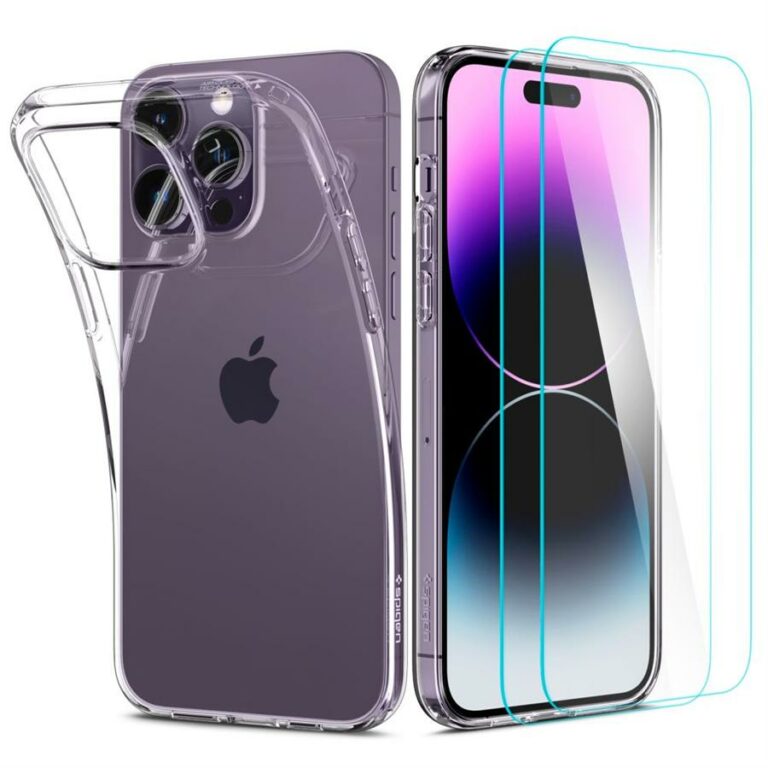 Spigen Crystal Pack Ochranné Sklo iPhone 14 Pro Max Crystal Clear
