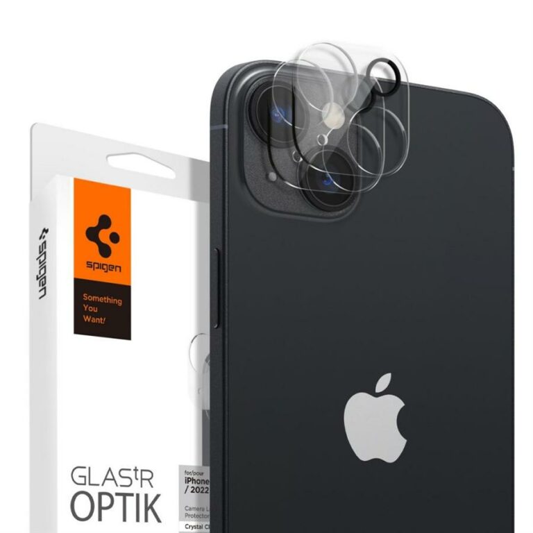 Spigen Optik.tr Camera Protector Ochranné Sklo iPhone 14/14 Plus Crystal Clear (2 Pack)