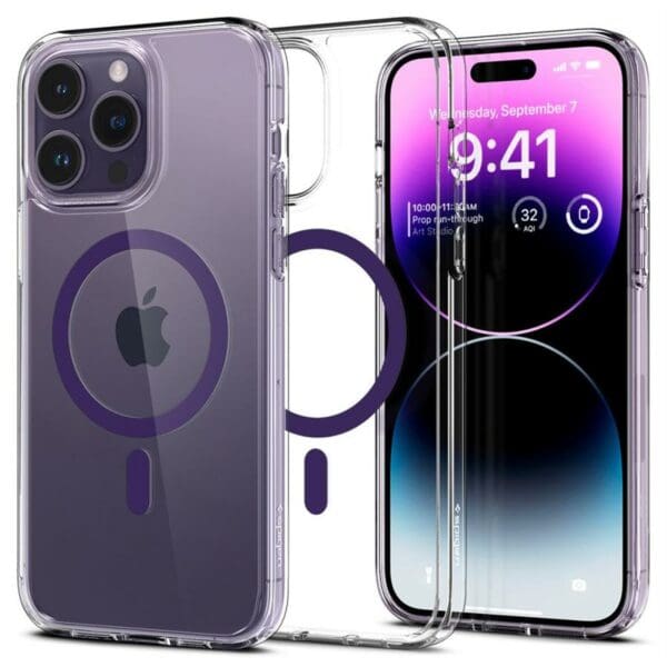 Spigen Ultra Hybrid MagSafe Deep Purple Kryt iPhone 14 Pro