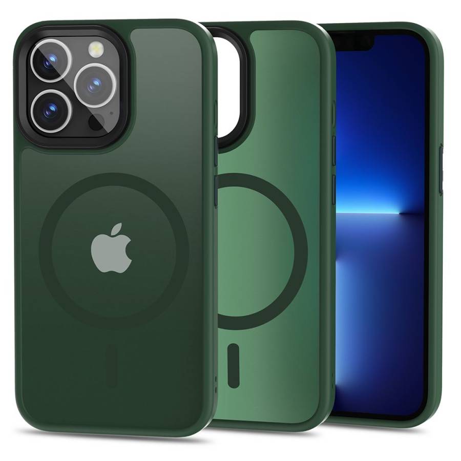 Tech-Protect Magmat MagSafe Matte Green Kryt iPhone 13 Pro