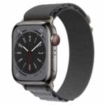Alpina Náramok Apple Watch 45/44/42/Ultra Deep Grey