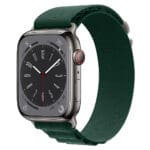 Alpina Náramok Apple Watch 45/44/42/Ultra Ink Green