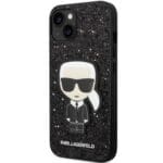 Karl Lagerfeld Glitter Flakes Ikonik Black Kryt iPhone 14 Plus