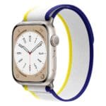 Endurance Loop Náramok Apple Watch 45/44/42/Ultra Royal Blue Yellow