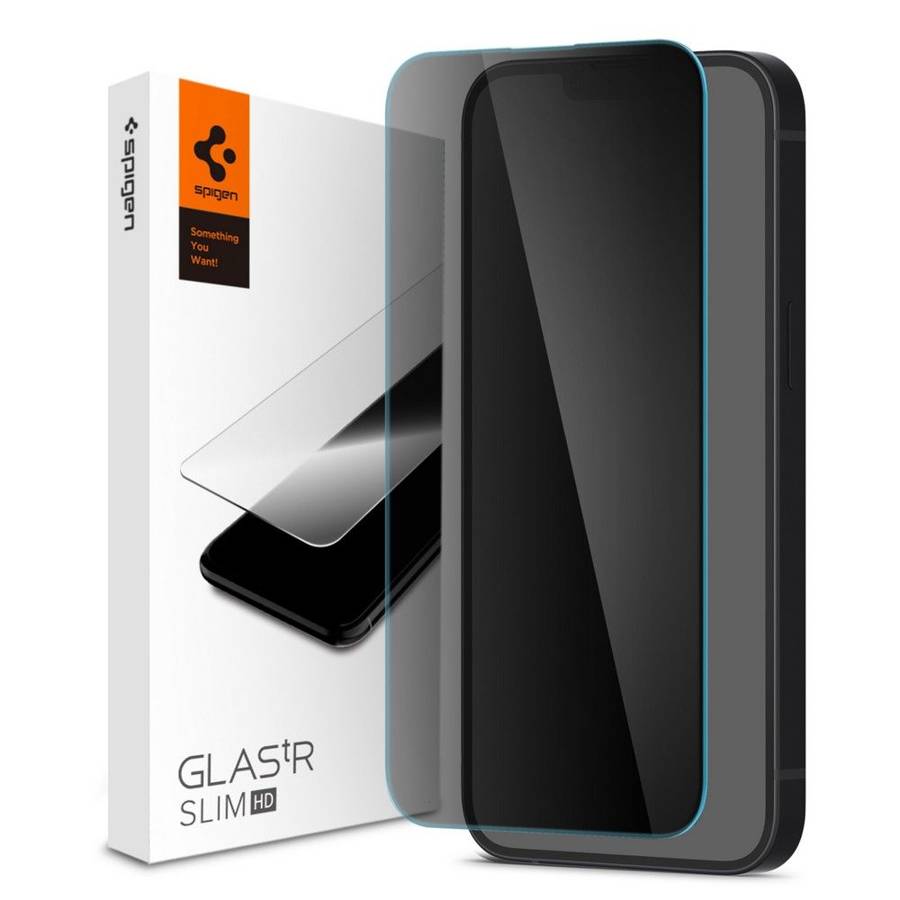 Spigen tR Slim HD Anti-Glare Privacy Sklo iPhone 14/13/13 Pro