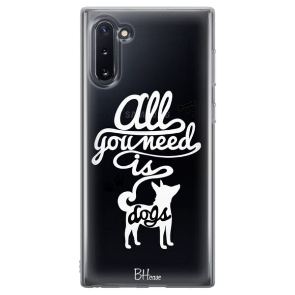 All You Need Is Dogs Kryt Samsung Note 10