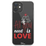 All You Need Is Love Kryt iPhone 12 Mini