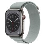 Alpina Náramok Apple Watch 45/44/42/Ultra Fog Gray