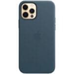 Apple Baltic Blue Leather MagSafe Kryt iPhone 12/12 Pro