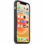 Apple Black Silicone MagSafe Kryt iPhone 12/12 Pro