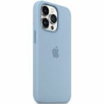Apple Blue Fog Silicone MagSafe Kryt iPhone 13 Pro