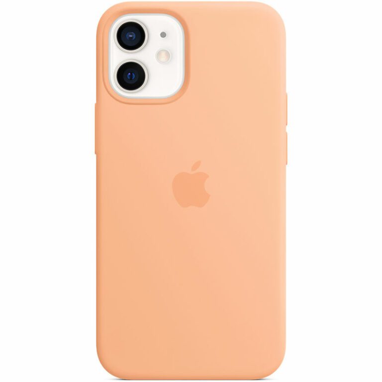 Apple Cantaloupe Silicone MagSafe Kryt iPhone 12 Mini