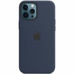 Apple Deep Navy Silicone MagSafe Kryt iPhone 12 Pro Max