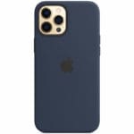 Apple Deep Navy Silicone MagSafe Kryt iPhone 12 Pro Max