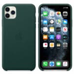 Apple Forest Green Leather Kryt iPhone 11 Pro