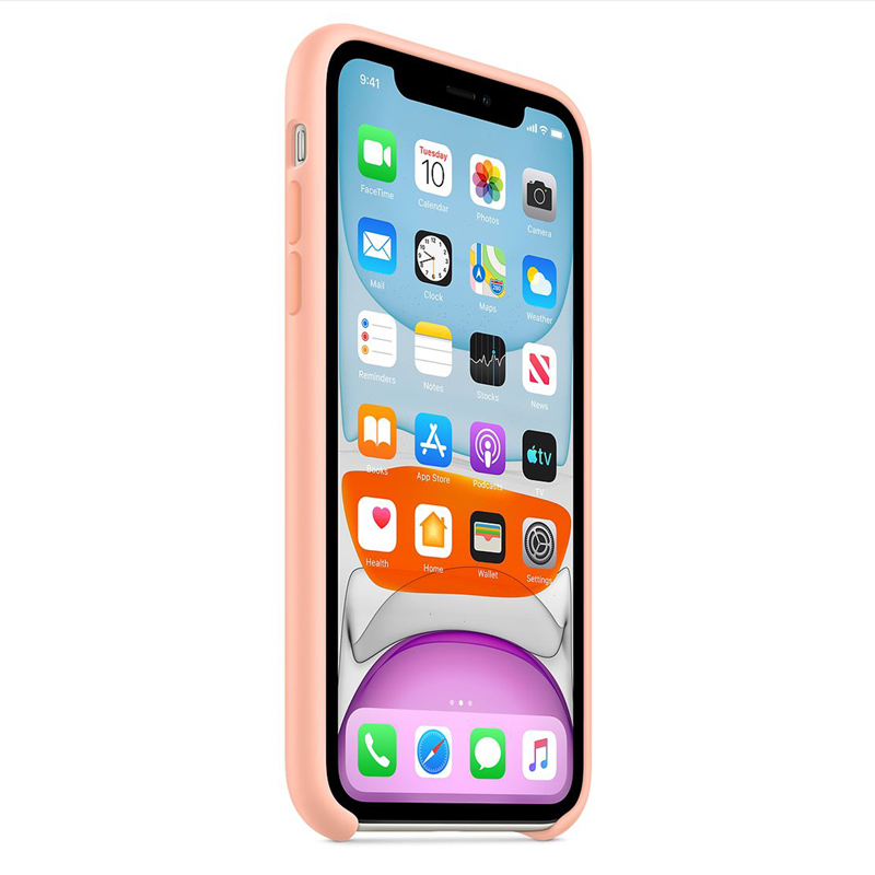 Apple Grapefruit Silicone Kryt iPhone 11
