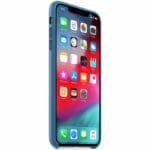 Apple Leather Cape Cod Blue Kryt iPhone XS Max