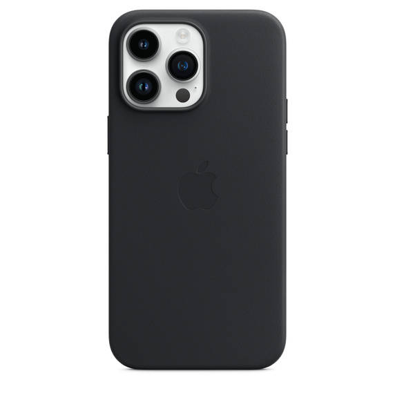 Apple Leather MPPM3ZM/A Midnight Kryt iPhone 14 Pro Max