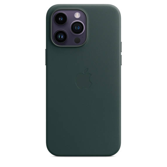 Apple Leather MPPN3ZM/A Forest Green Kryt iPhone 14 Pro Max
