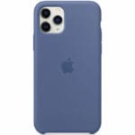 Apple Linen Blue Silicone Kryt iPhone 11 Pro