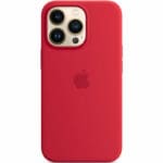 Apple Red Silicone MagSafe Kryt iPhone 13 Pro