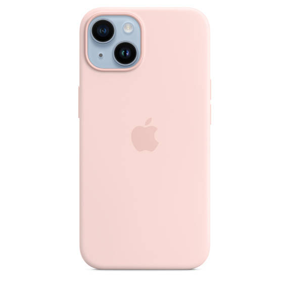 Apple Silicone MPRX3ZM/A Chalk Pink Kryt iPhone 14