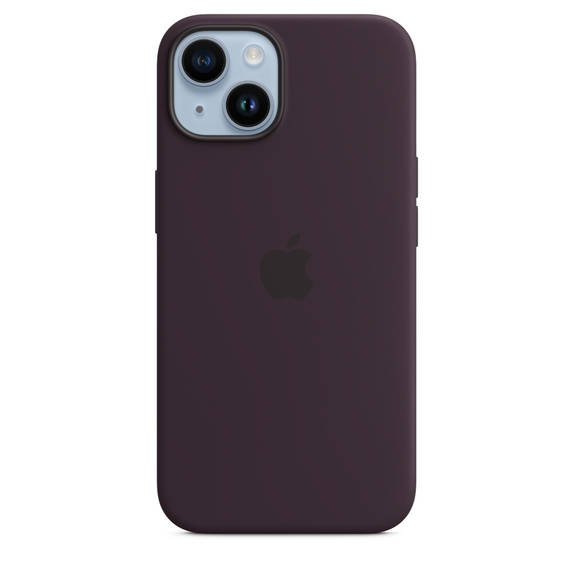 Apple Silicone MPT03ZM/A Elderberry Kryt iPhone 14