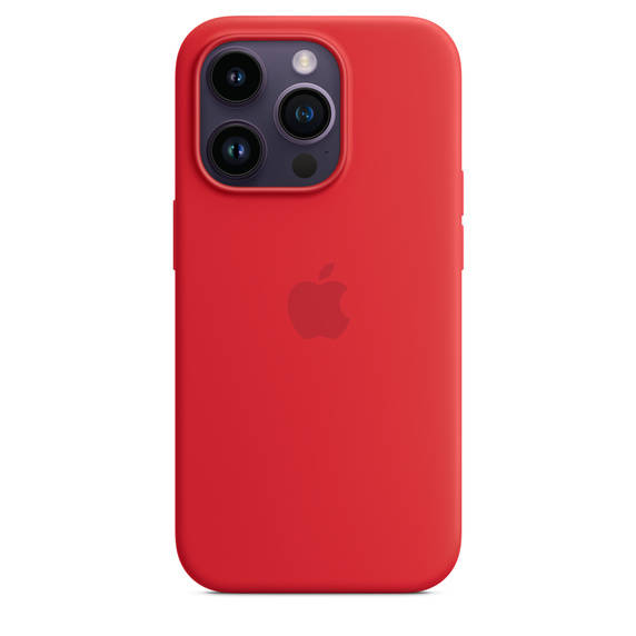 Apple Silicone MPTG3ZM/A Red Kryt iPhone 14 Pro