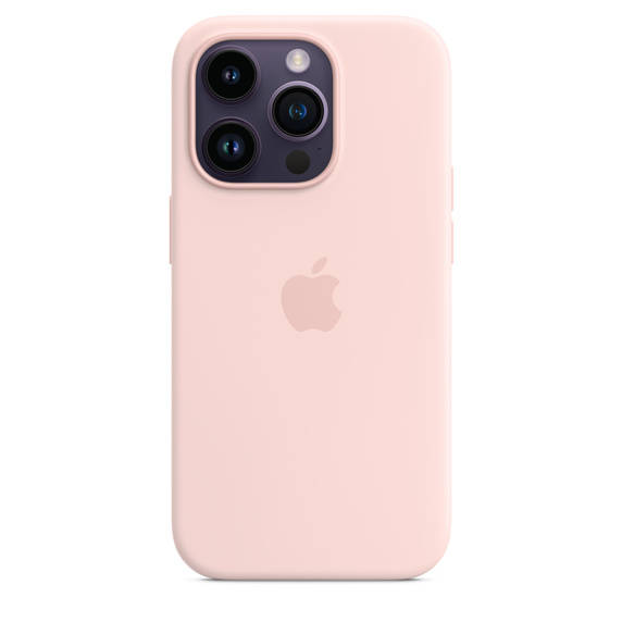 Apple Silicone MPTH3ZM/A Chalk Pink Kryt iPhone 14 Pro