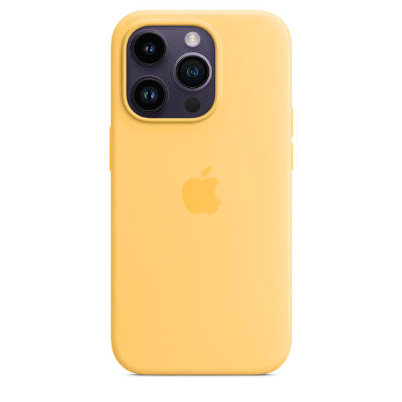 Apple Silicone MPTM3ZM/A Sunglow Kryt iPhone 14 Pro