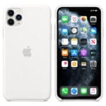 Apple White Silicone Kryt iPhone 11 Pro Max