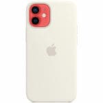 Apple White Silicone MagSafe Kryt iPhone 12 Mini