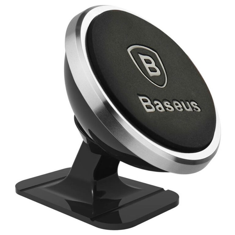 Baseus 360-Degree Sticky Magnetic Držiak Do Auta Silver (SUGENT-NT0S)