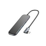Baseus Adapter HUB USB Type C to 3x USB 3.0 / HDMI 4K / USB Type C PD Adapter for MacBook / PC Gray (CAHUB-BZ0G)