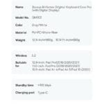 Baseus Brilliance Magnetic Case Wireless Keyboard with Display iPad Pro 11" (2018/2020/2021)/iPad Air 4 10.9"/iPad Air 5 10.9"/iPad 10 10.9" (2022) Gray