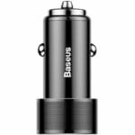 Baseus Car Charger Small Screw 3.4A Dual USB Black
