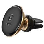 Baseus Magnetic Car Mount With Cable Clip Gold