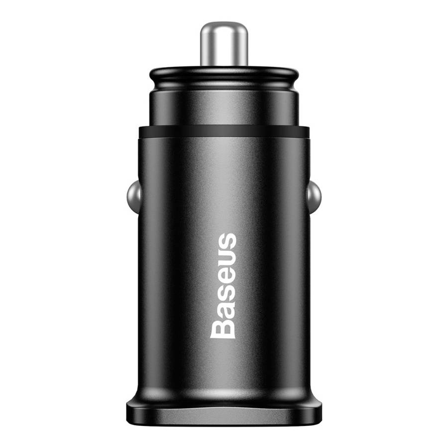 Baseus Square Smart Nabíjačka Do Auta 2x USB QC3.0 Quick Charge 3.0 SCP AFC 30W Black (CCALL-DS01)