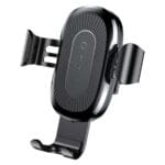 Baseus Wireless Nabíjačka Gravity Držiak Do Auta Phone Bracket Air Vent Holder + Qi Nabíjačka Black (WXYL-01)