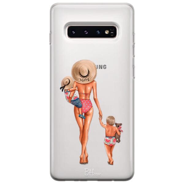 Beach Day Boy Blonde Kryt Samsung S10 Plus