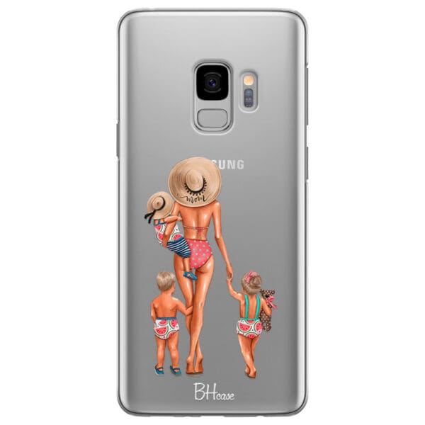 Beach Day Family Blonde Kryt Samsung S9