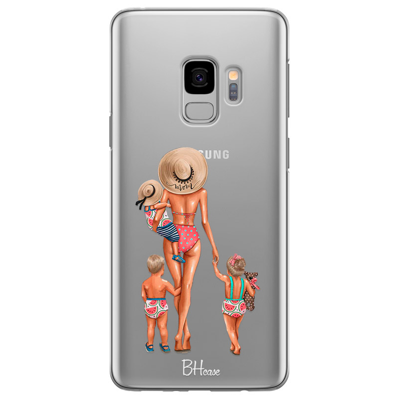 Beach Day Family Blonde Kryt Samsung S9