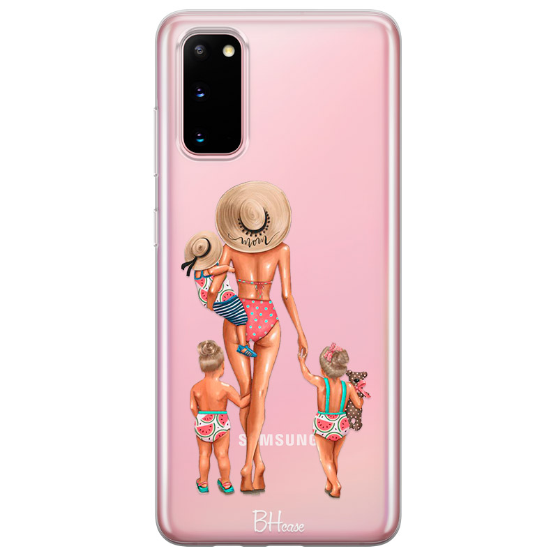 Beach Day Girls Blonde Kryt Samsung S20