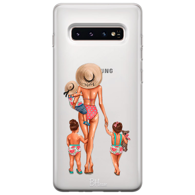 Beach Day Girls Kryt Samsung S10 Plus