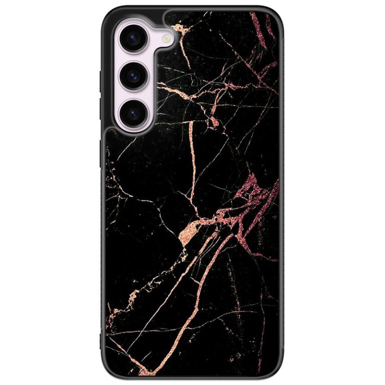 Black Rose Marble Kryt Samsung Galaxy S23