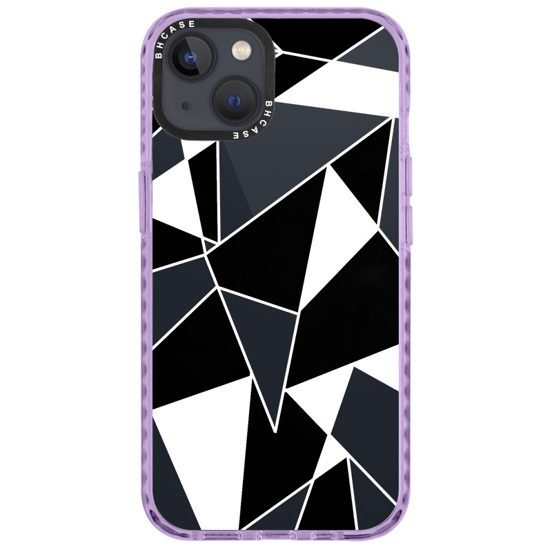 Black White Geometric Kryt iPhone 14