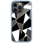 Black White Geometric Kryt iPhone 13 Pro