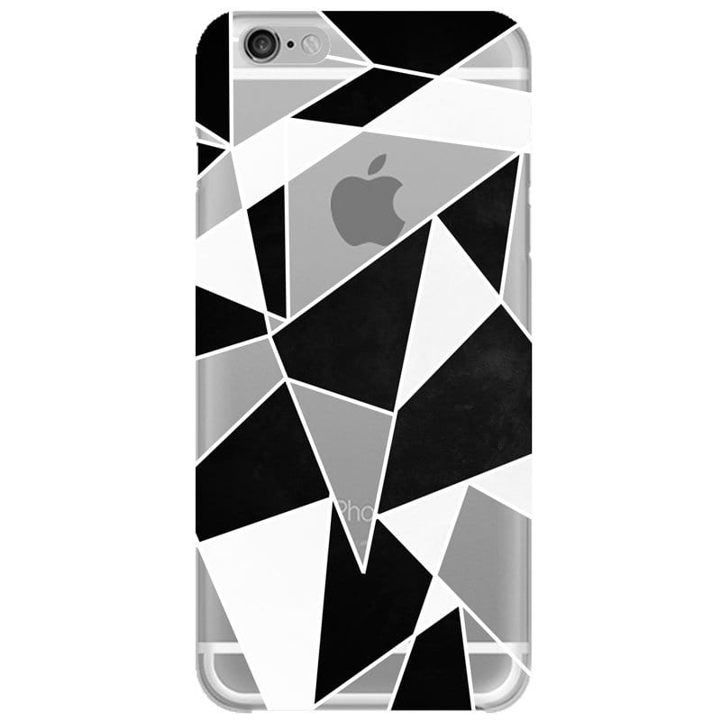 Black White Geometric Kryt iPhone 6/6S
